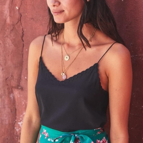 Sezane Tops - Sezane Athenee Silk Camisole size 40 NWT